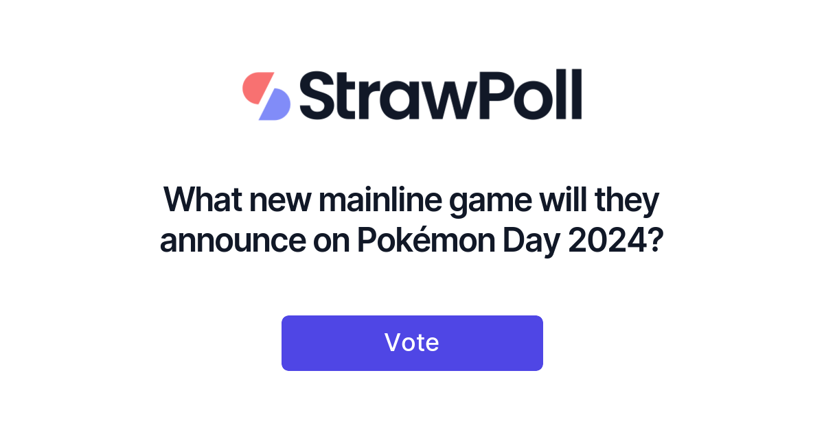 What new mainline game will they announce on Pokémon Day 2024? Online