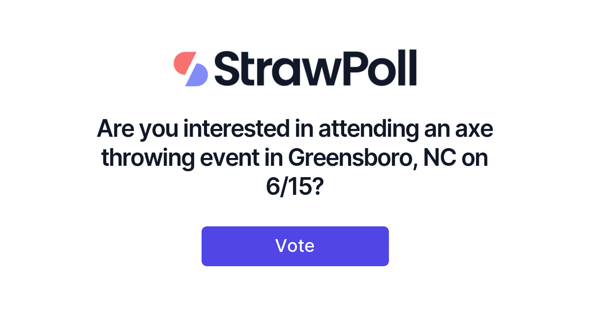 Are you interested in attending an axe throwing event in Greensboro, N