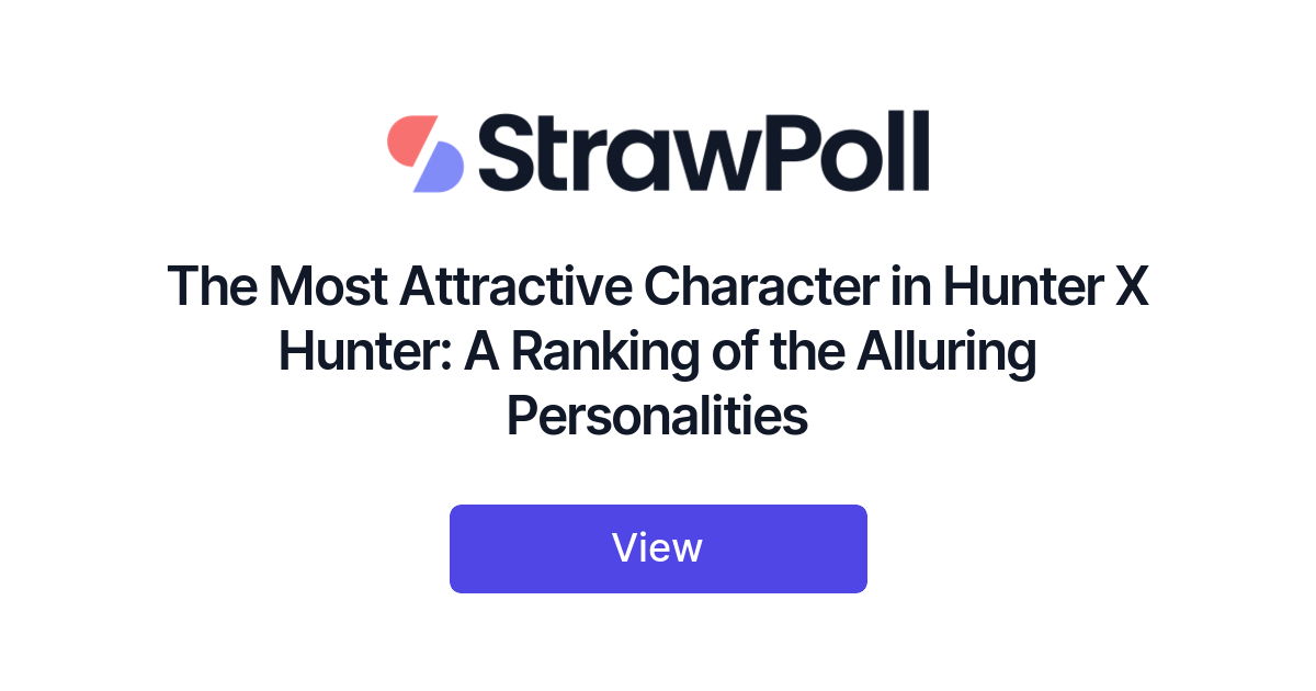 Hunter X Hunter Characters Heights Ranking 