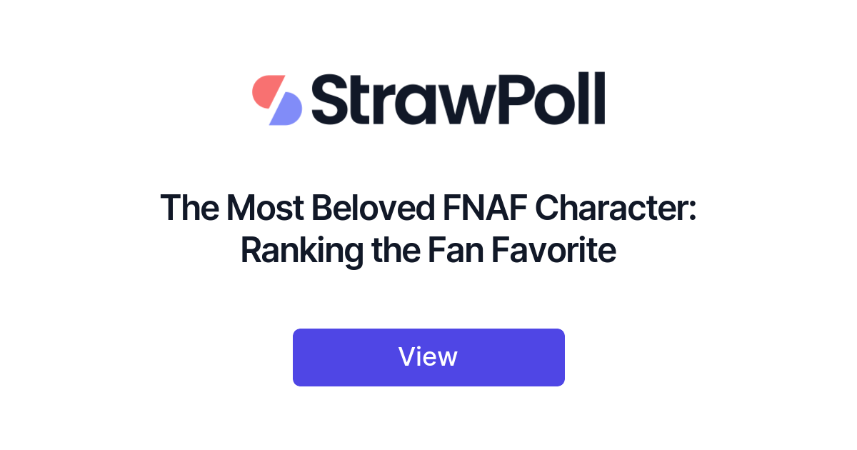 Fnaf Security Breach character ranking!