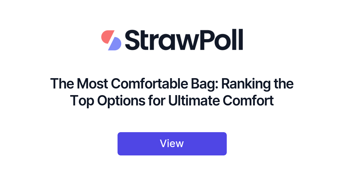 Most best sale comfortable bag