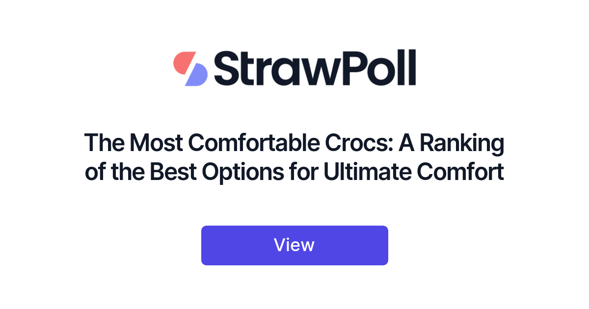The Most Comfortable Crocs A Ranking of the Best Options for Ultimate