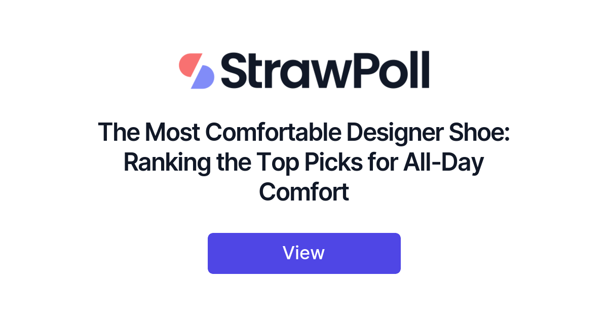 The Most Comfortable Designer Shoe: Ranking the Top Picks for All-Day ...