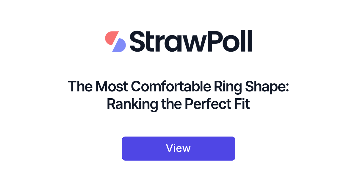The Most Comfortable Ring Shape, Ranked