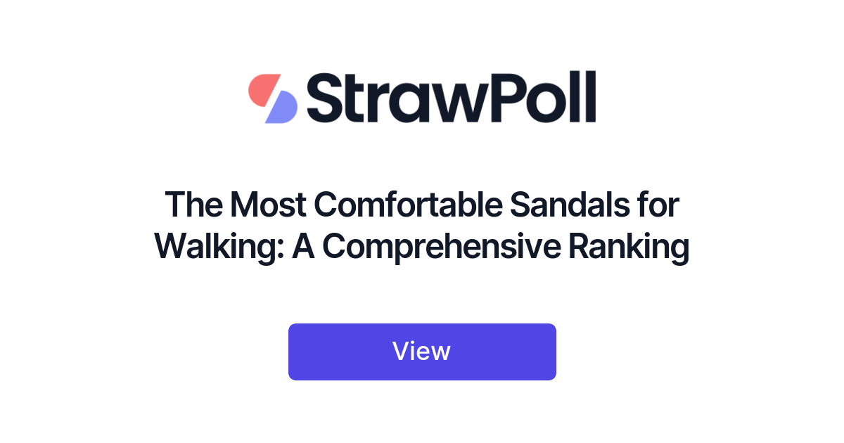 The Most Comfortable Sandals for Walking: A Comprehensive Ranking ...