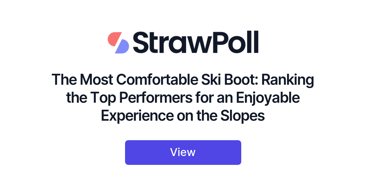 The Most Comfortable Ski Boot, Ranked