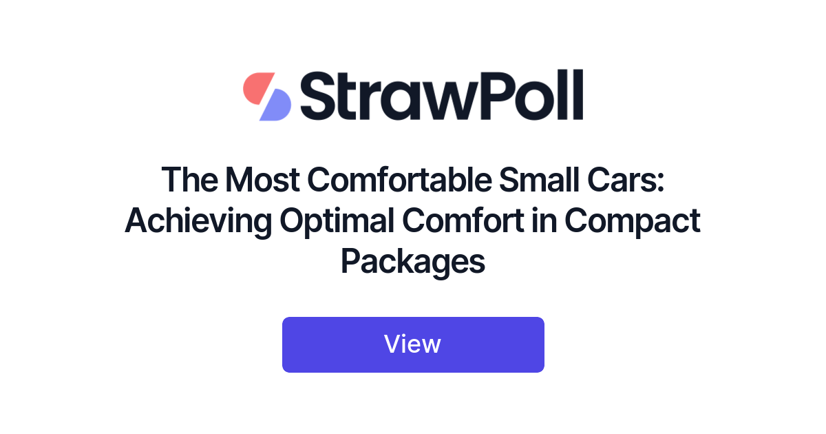 The Most Comfortable Suspension Type: Comparing Options for a Smooth Ride -  StrawPoll
