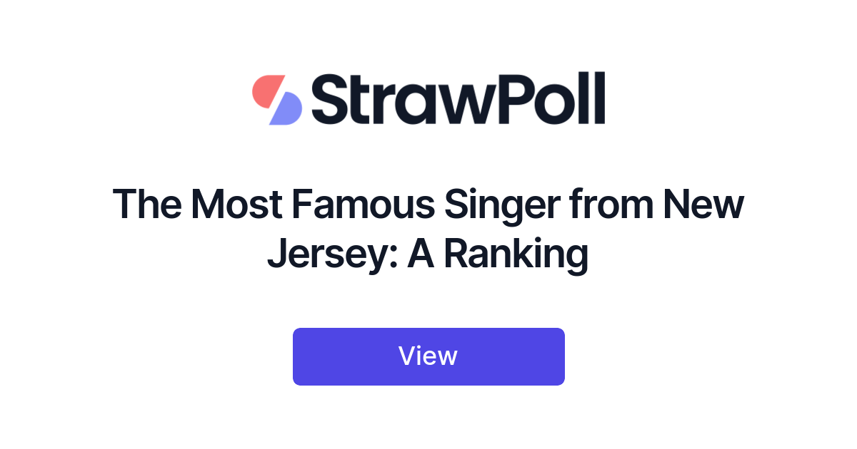 Top 10 Famous Singers from New Jersey