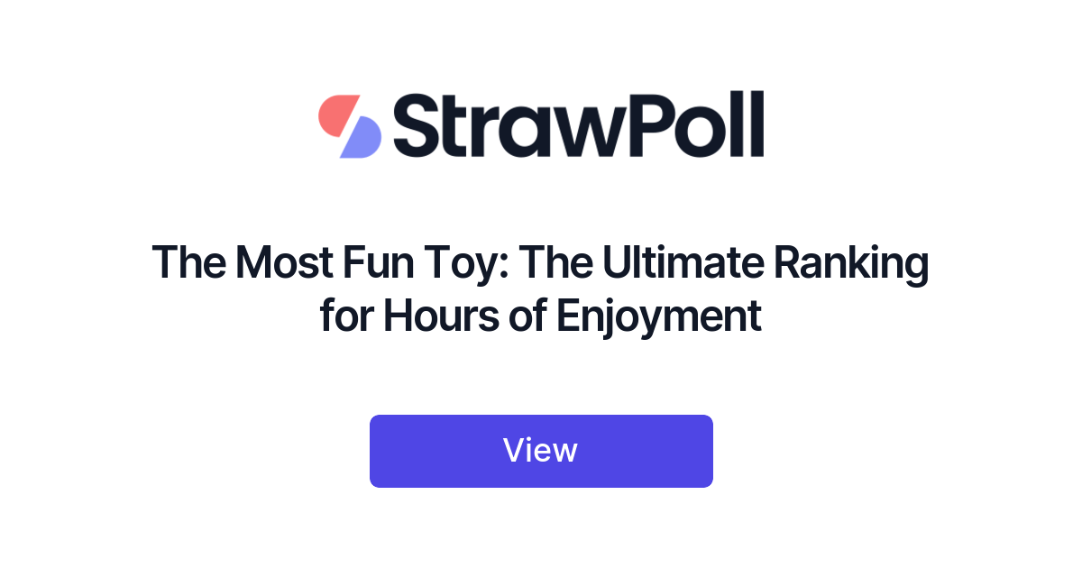 Most fun sales toys