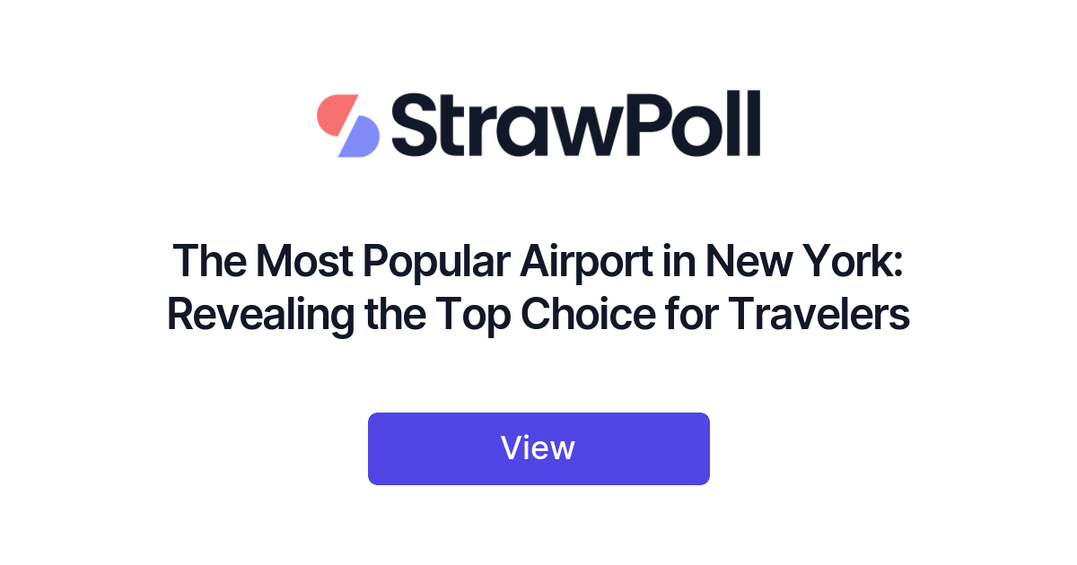 The Most Popular Airport in New York, Ranked