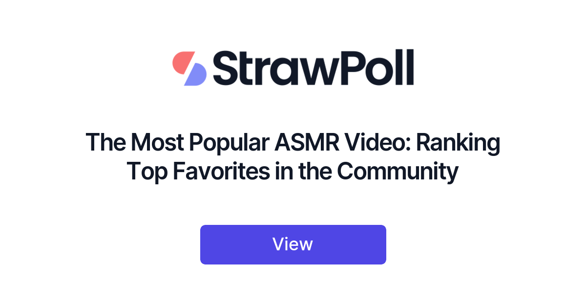 Most watched asmr video new arrivals