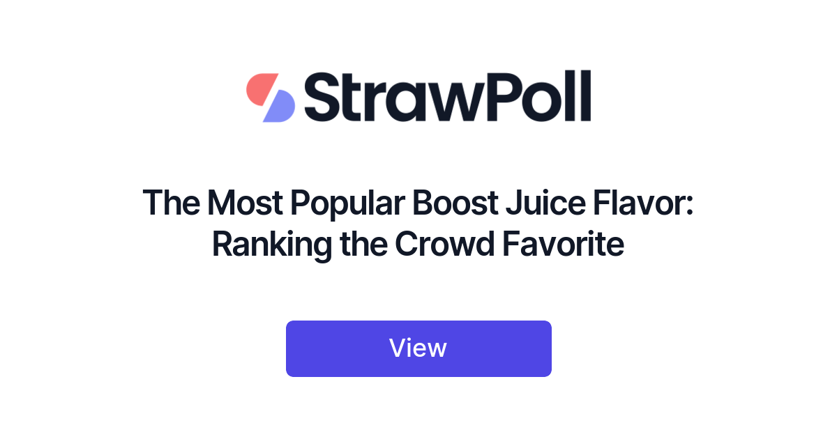 The Most Popular Boost Juice Flavor, Ranked