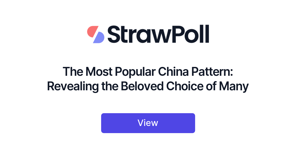 the-most-popular-china-pattern-ranked-strawpoll