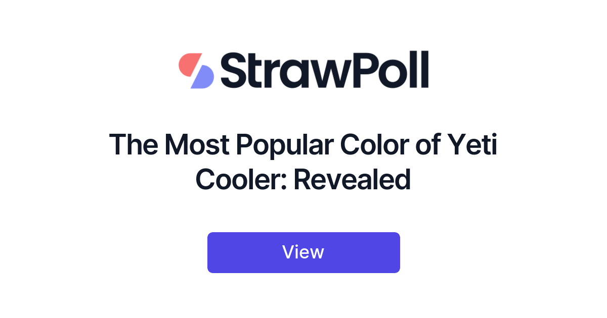 Most popular yeti cooler sales color