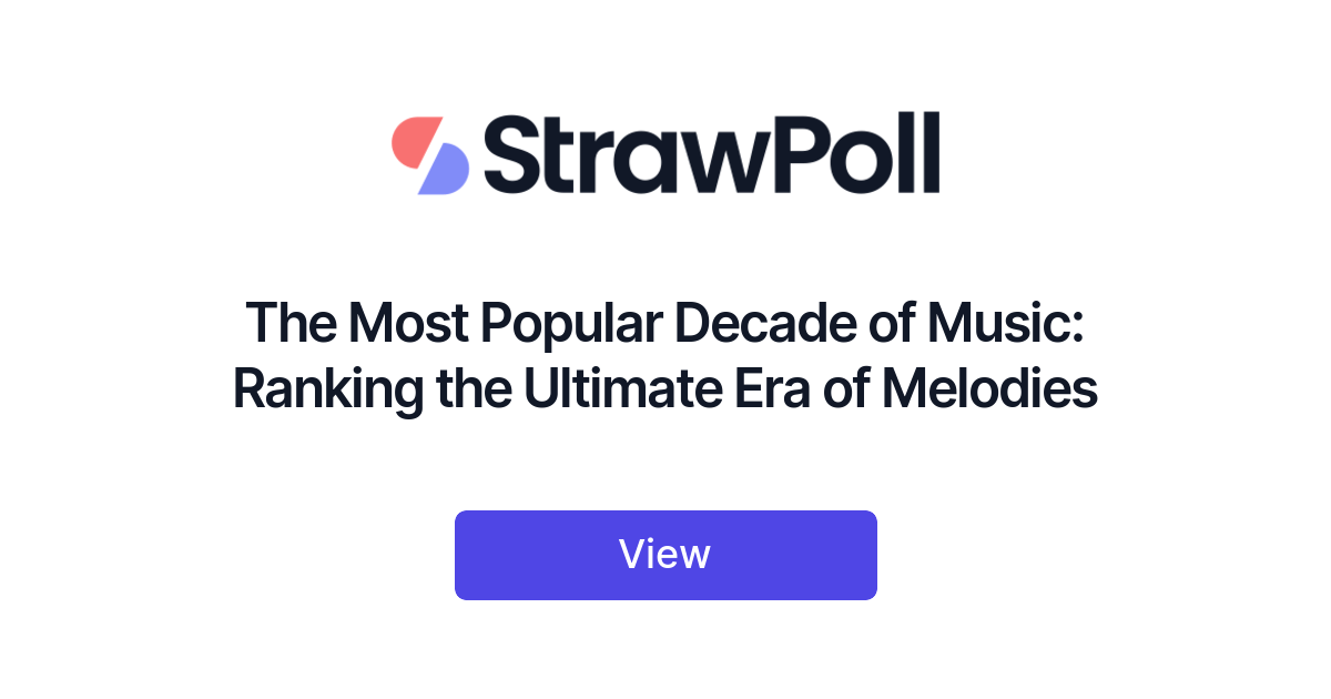 What decade has produced the best music?