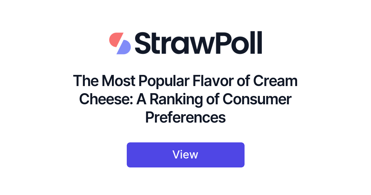 The Most Popular Flavor of Cream Cheese, Ranked