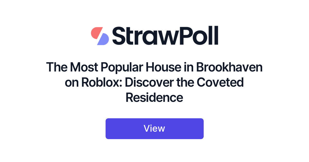 Roblox Brookhaven Community