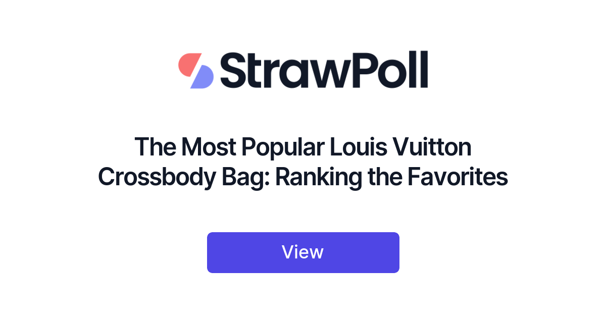 Most popular louis discount vuitton crossbody bag