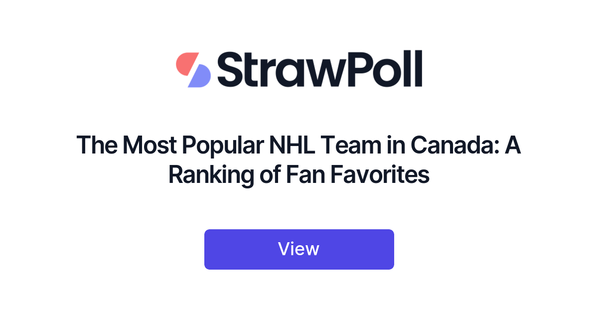 Infographic: Canada's favourite NHL team by region, generation, sex