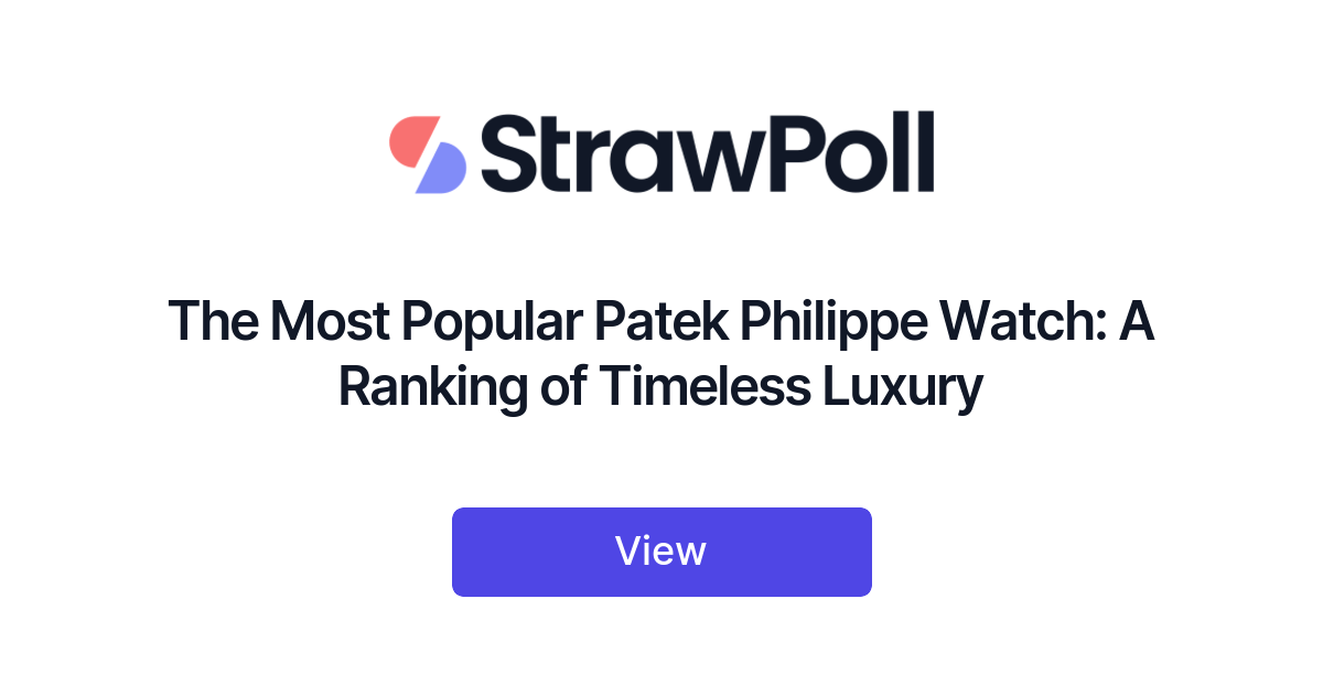 Most popular patek discount philippe