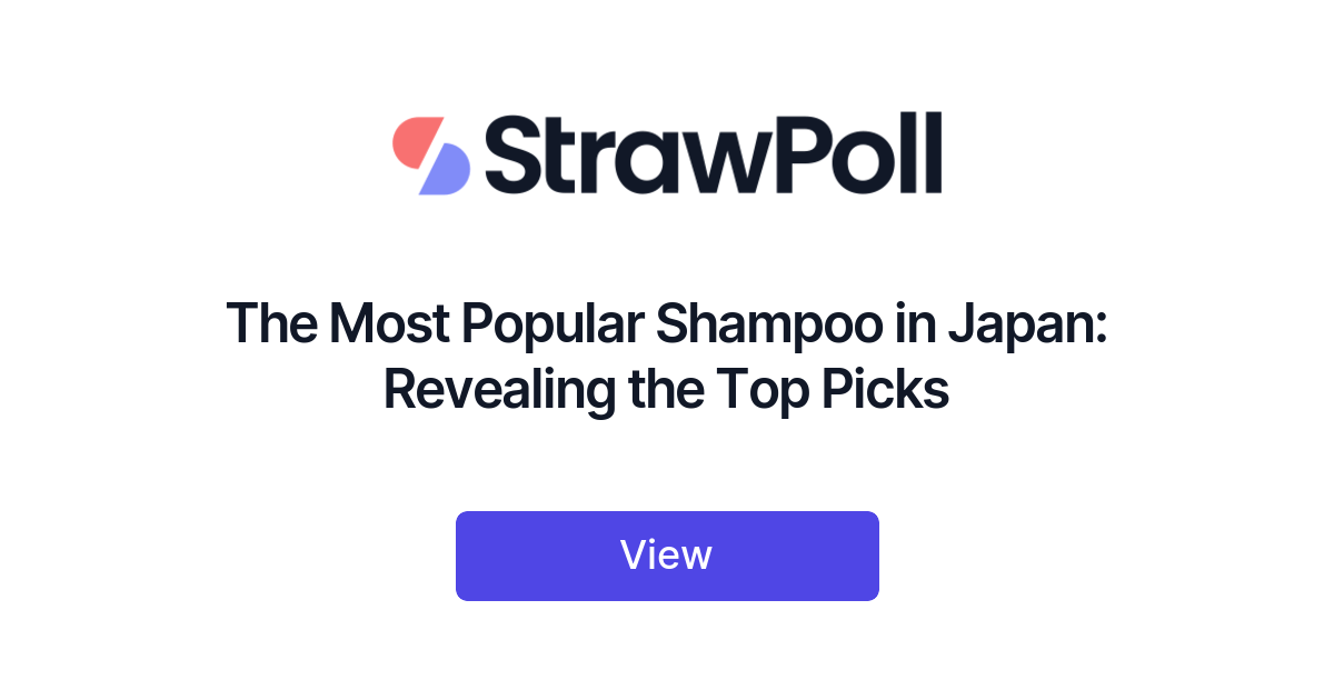 The Most Popular Shampoo in Japan, Ranked