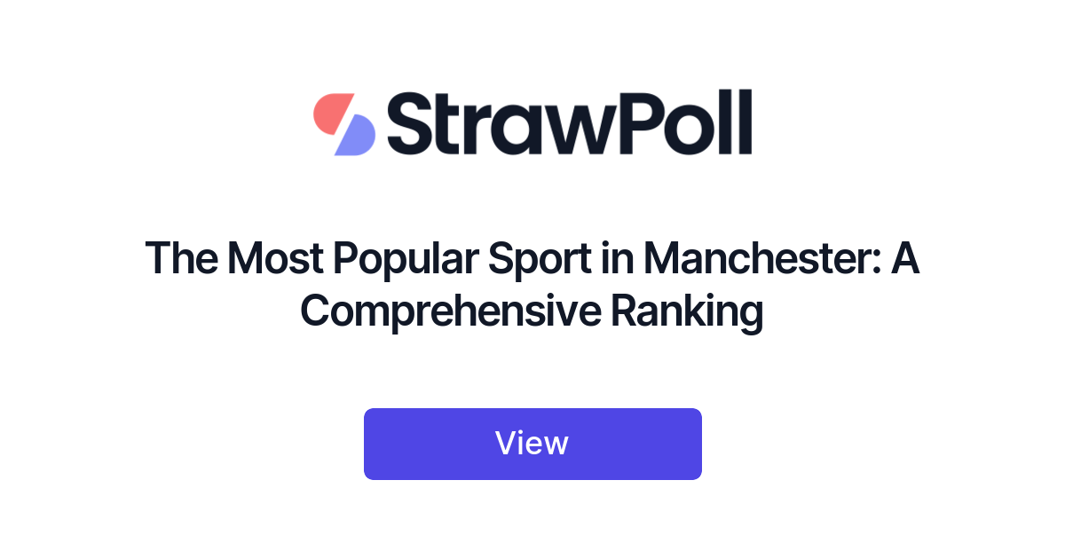 What is the most popular sport in Manchester?