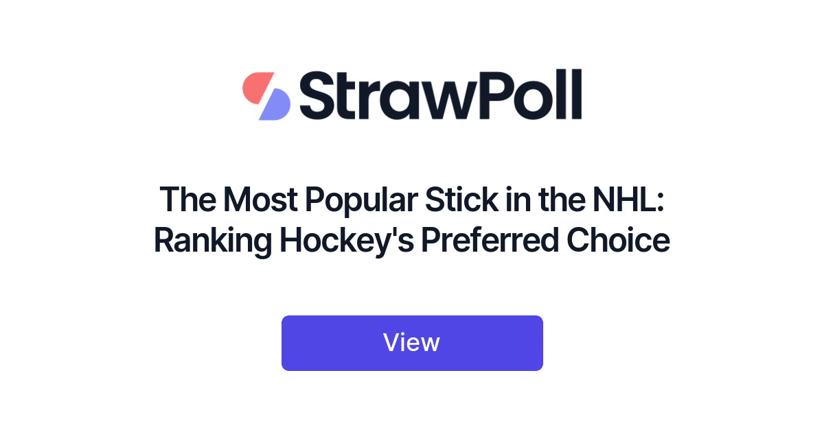 What sticks are the NHL's top point getters using? – HockeyStickMan