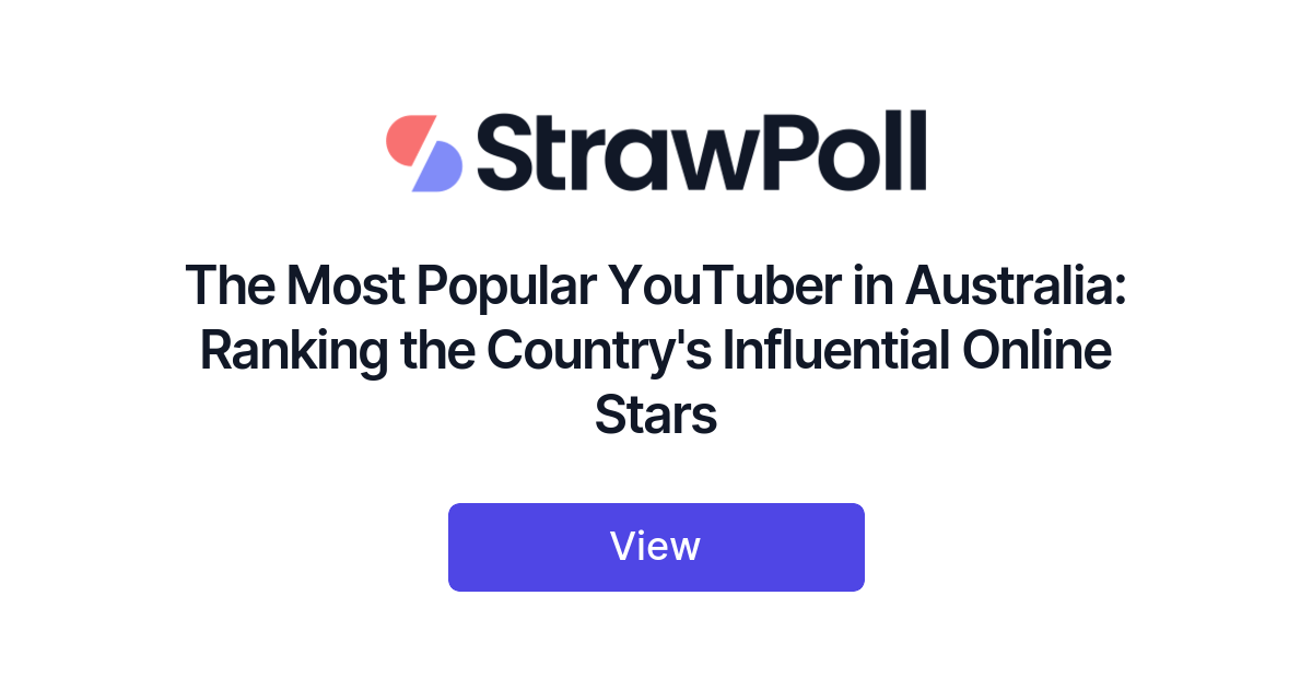 The Most Popular YouTuber in Australia, Ranked