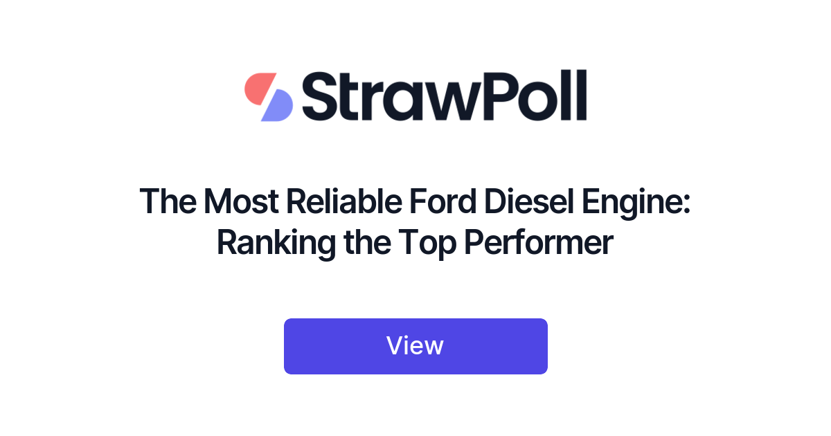 The Most Reliable Ford Diesel Engine, Ranked
