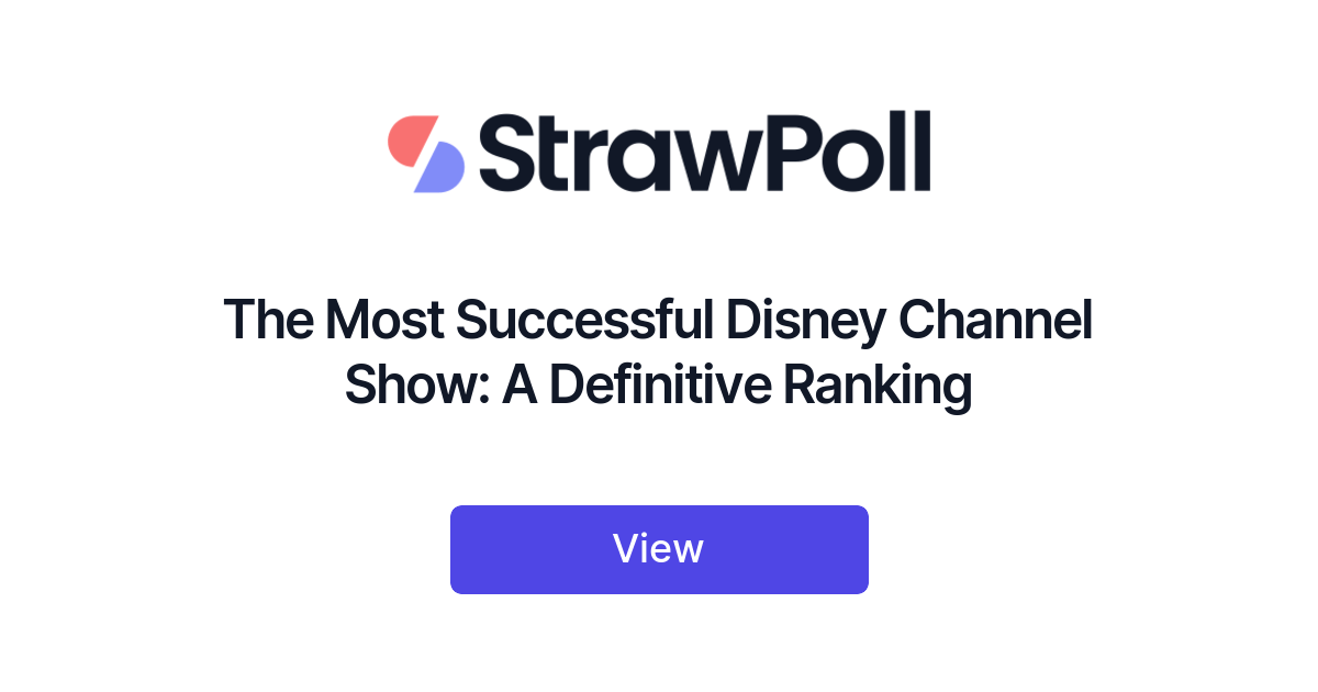 the-most-successful-disney-channel-show-ranked-strawpoll