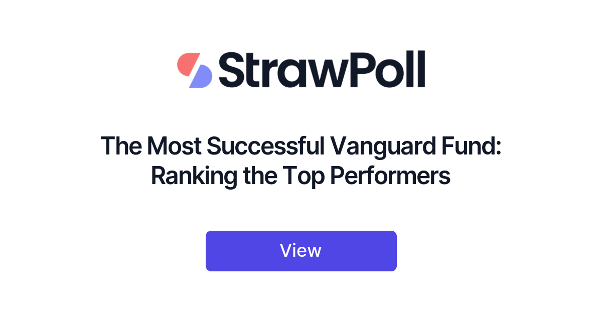 The Most Successful Vanguard Fund, Ranked