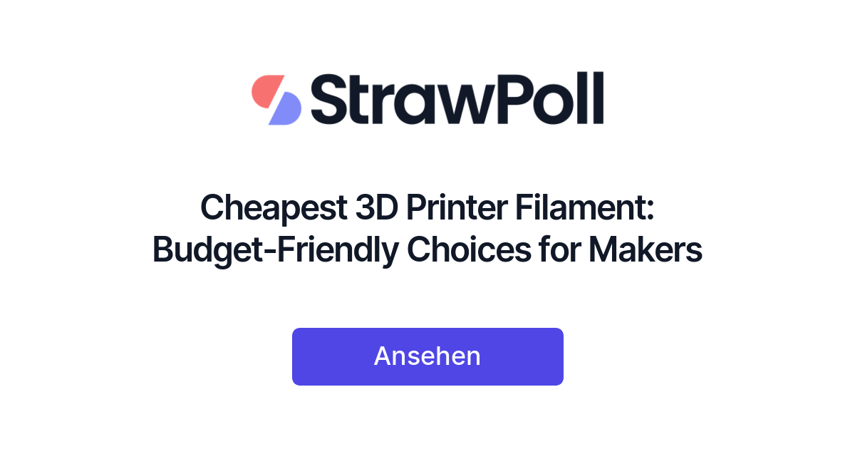 Cheapest 3D Printer Filament: Budget-Friendly Choices for Makers