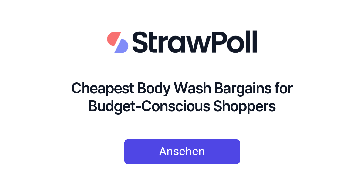 Cheapest Body Wash Bargains for BudgetConscious Shoppers