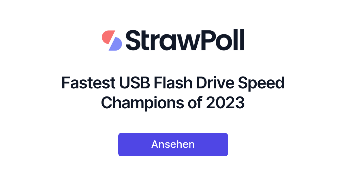 Fastest USB Flash Drive Speed Champions of 2023