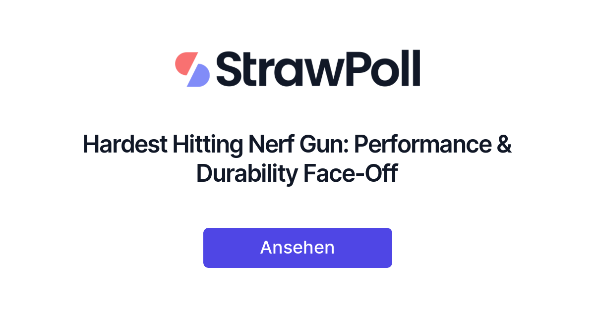 Hardest Hitting Nerf Gun Performance & Durability FaceOff