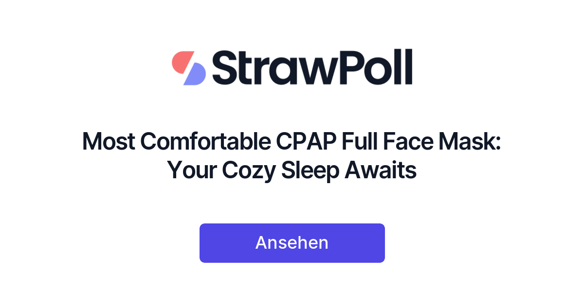 Most Comfortable CPAP Full Face Mask Your Cozy Sleep Awaits