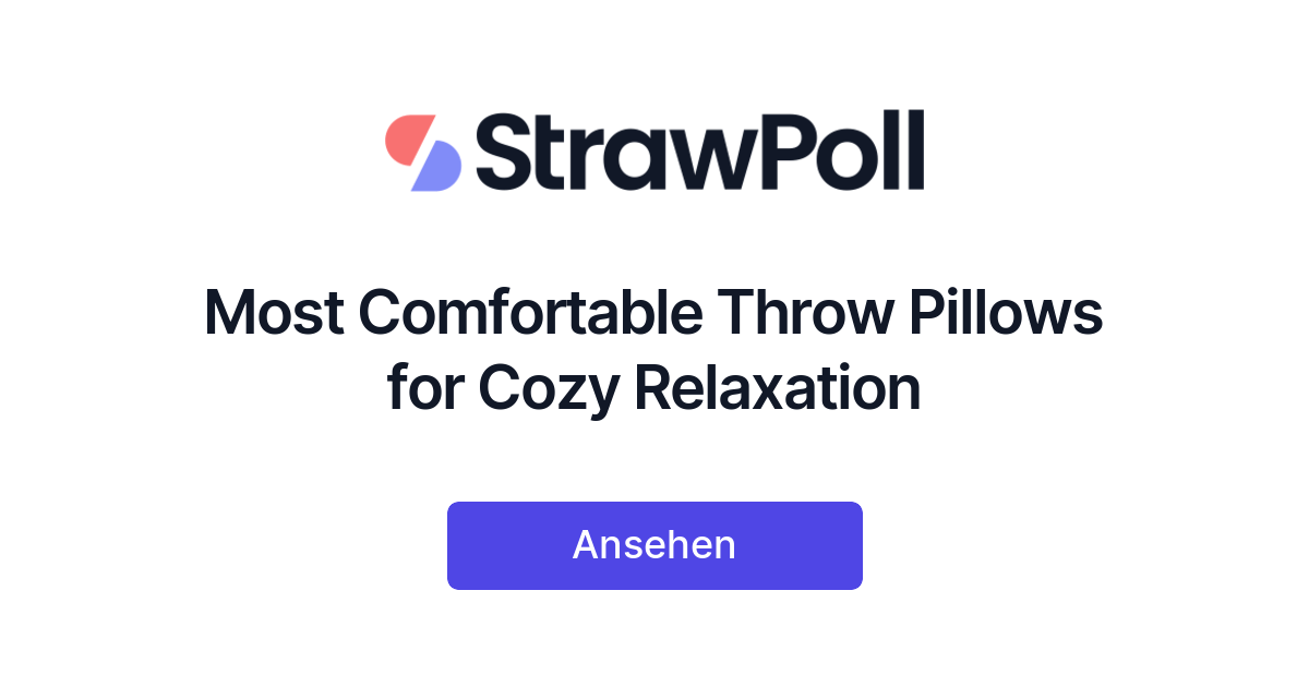 Most Comfortable Throw Pillows for Cozy Relaxation