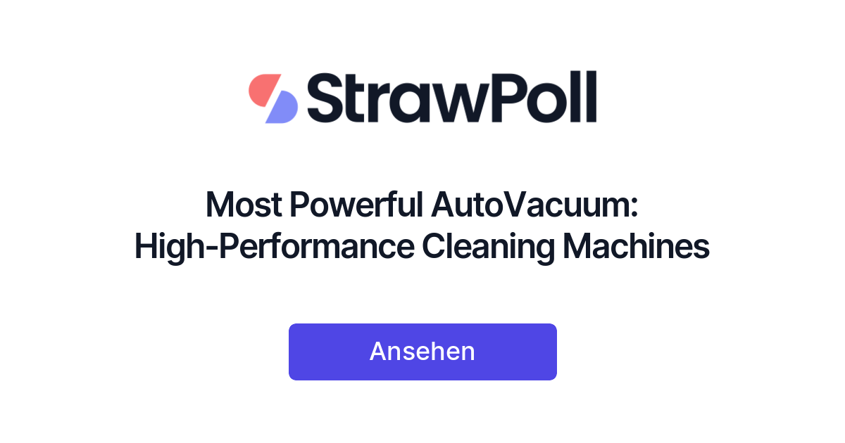 Most Powerful AutoVacuum HighPerformance Cleaning Machines