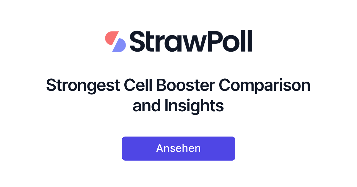 Strongest Cell Booster Comparison and Insights