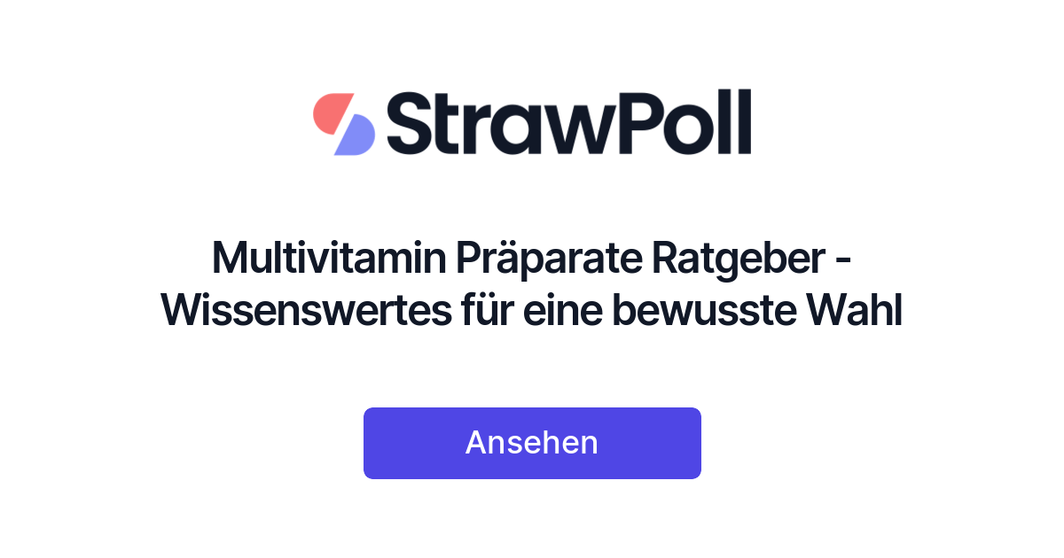 Multivitamin Präparate Ratgeber & Tests Wissenswertes für eine
